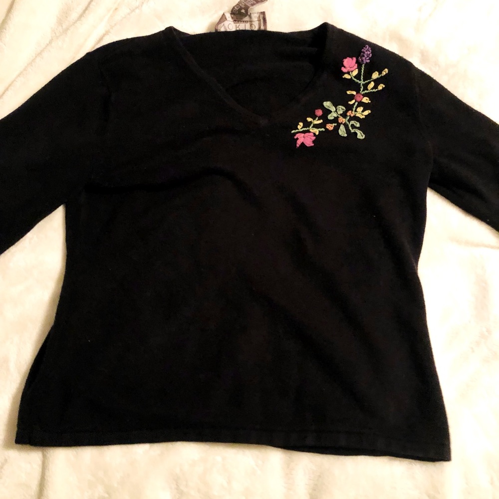 Black sweater